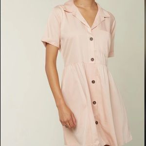 O'Neill Bryson Dress-Blush-Size XL